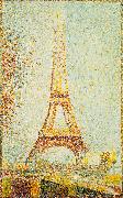 Georges Seurat The Eiffel Tower oil painting artist
